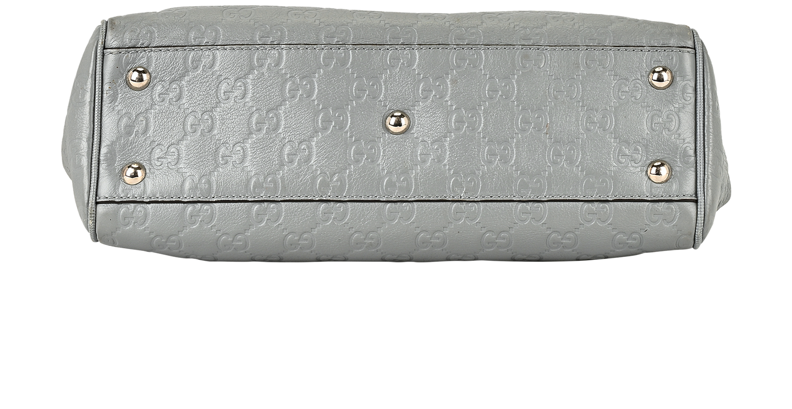 Tote Bag, &pound;220, Handbags, Blue/Grey, Leather, Top view